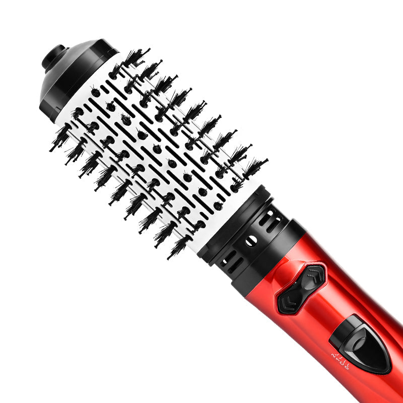 Perie rotativa HALEY, 1200W, 2 viteze, 3 trepte temperatura, Invelis Ceramic, Roșu/Negru